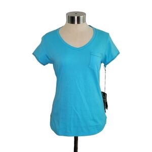 NWT Outdoor Research Annalise Organic Cotton Short Sleeve Tee Size XS Blue